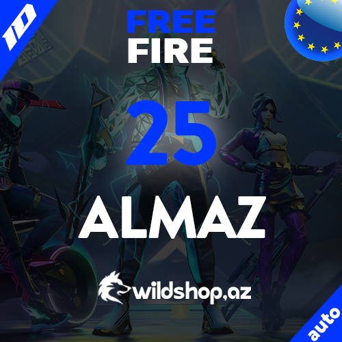 Free Fire 25 Almaz EU